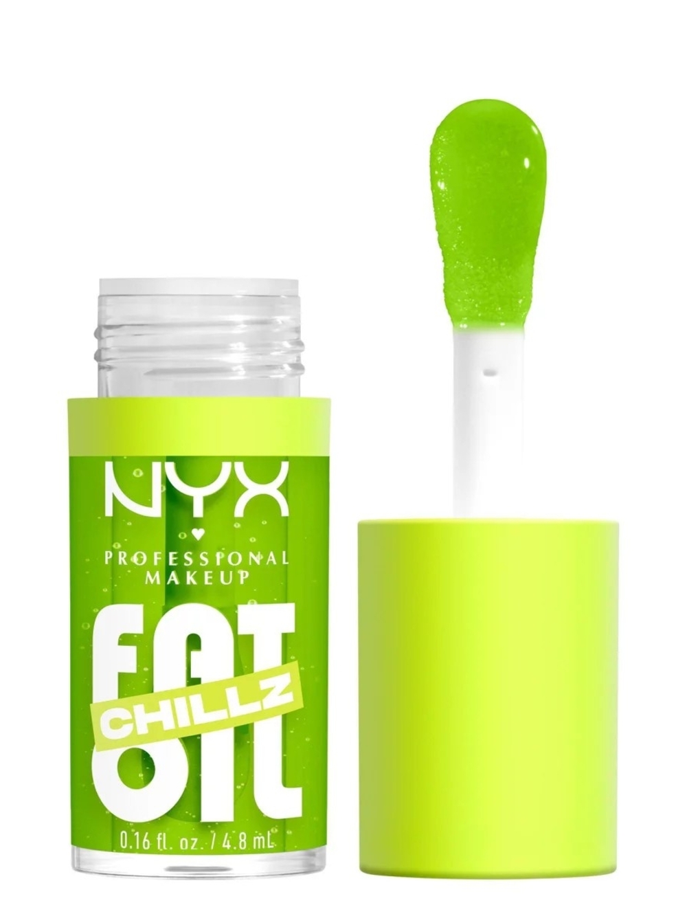 NYX Fat Oil Lip Gloss in Bright Neon Lime